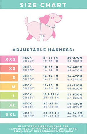 Adjustable Dog Harness | Fab Frenchies Harness | Doggy Glam Boutique