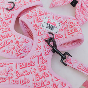 Malibu Barbie: Dog Adjustable Harness - XLarge - Doggy Glam Boutique