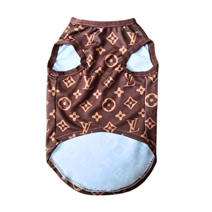 Brown Printed Dog Jacket | Brown Dog Jacket | Doggy Glam Boutique