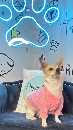 Dog Pink Dream Sweater | Pet Pink Sweater | Doggy Glam Boutique