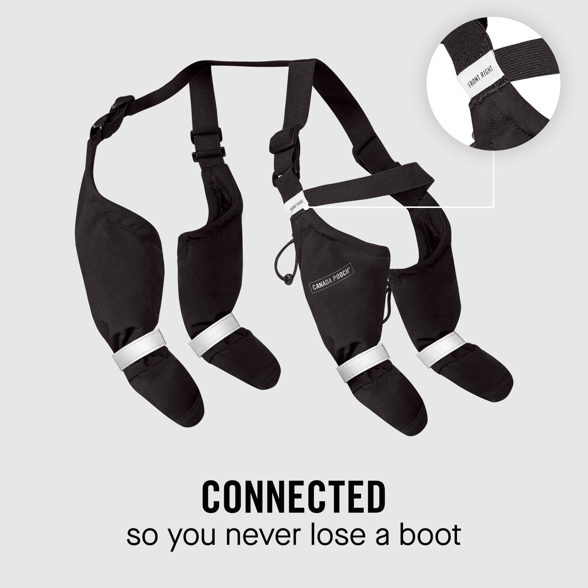 Dog Black Suspender Boots | Black Suspender Boots |Doggy Glam Boutique