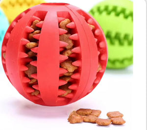 Pet Dispensing Red Ball | Pet Dispensing Ball | Doggy Glam Boutique
