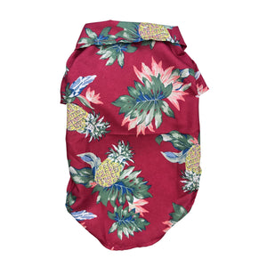 Burgundy Dog Hawaiian Shirt | Burgundy Dog Shirt | Doggy Glam Boutique