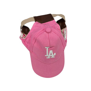 Pink Dog Baseball Cap | Pink Dog Hat | Doggy Glam Boutique
