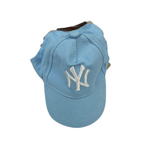 Sky Blue Dog Hat | Sky Blue Baseball Dog Hat | Doggy Glam Boutique