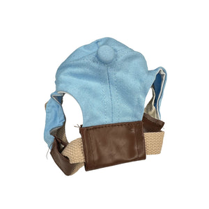 Sky Blue Dog Hat | Sky Blue Baseball Dog Hat | Doggy Glam Boutique
