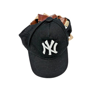 Black Dog Baseball Hat | Baseball Hat For Dog | Doggy Glam Boutique