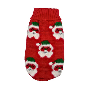Dog Santa Baby Red Sweater | Pet Baby Red Sweater |Doggy Glam Boutique