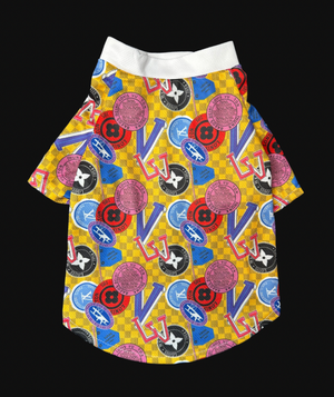 Don L Yellow Dog Shirt | Yellow Dog Shirt | Doggy Glam Boutique