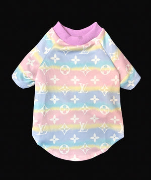 Pastel Pattern Dog Shirt | Pastel Dog Shirt | Doggy Glam Boutique