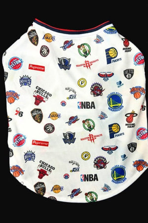 White Sport Mode Dago | Multi-color print Dago | Doggy Glam Boutique