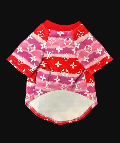 Cherry Red Dog Shirt | Red Dog Shirt | Doggy Glam Boutique
