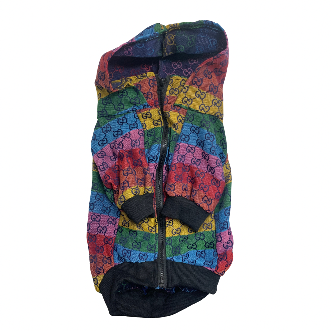 Multi-Color Dog Jacket | Dog Jacket | Doggy Glam Boutique