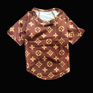 M Gram Dog Brown T-shirt | Dog Brown T-shirt | Doggy Glam Boutique