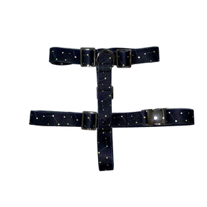 Black and Yellow Harnesses | Loops Harnesses | Doggy Glam Boutique