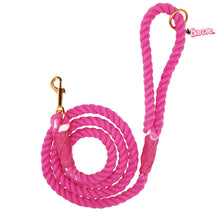 Load image into Gallery viewer, Hot Pink Dog Rope Leash - Barbie™ - Doggy Glam Boutique
