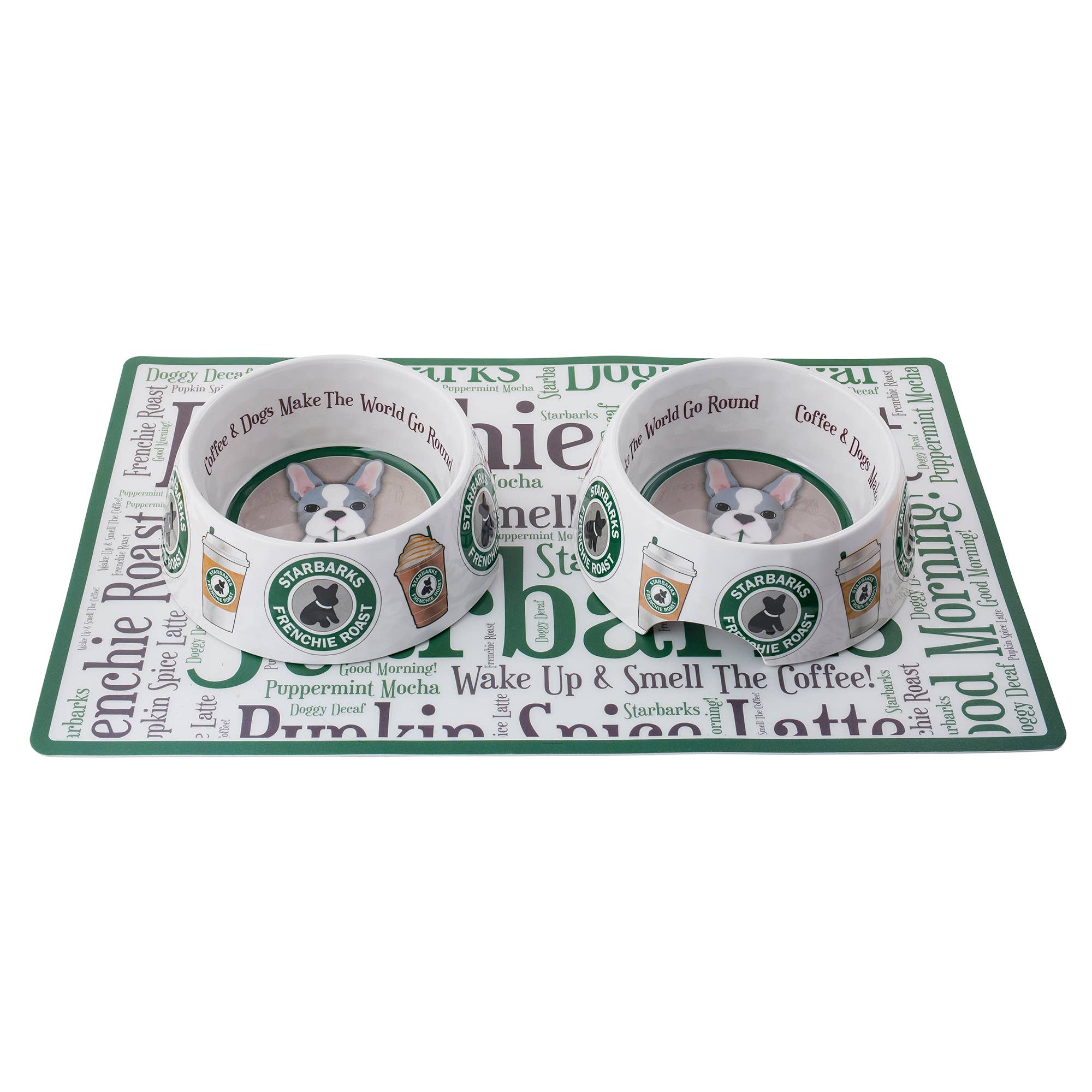 Starbarks Pet Bowls | Placemat Dog Food Bowl Set | Doggy Glam Boutique