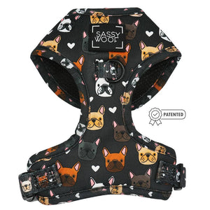 Adjustable Dog Harness | Fab Frenchies Harness | Doggy Glam Boutique