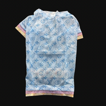 Load image into Gallery viewer, L- Blue Mesh Shirt - Doggy Glam Boutique
