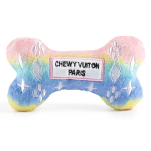 Pink Ombre' Chewy Vuiton Toy Bone - Doggy Glam Boutique