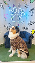 Load image into Gallery viewer, Brown and Black Dog Sweater
