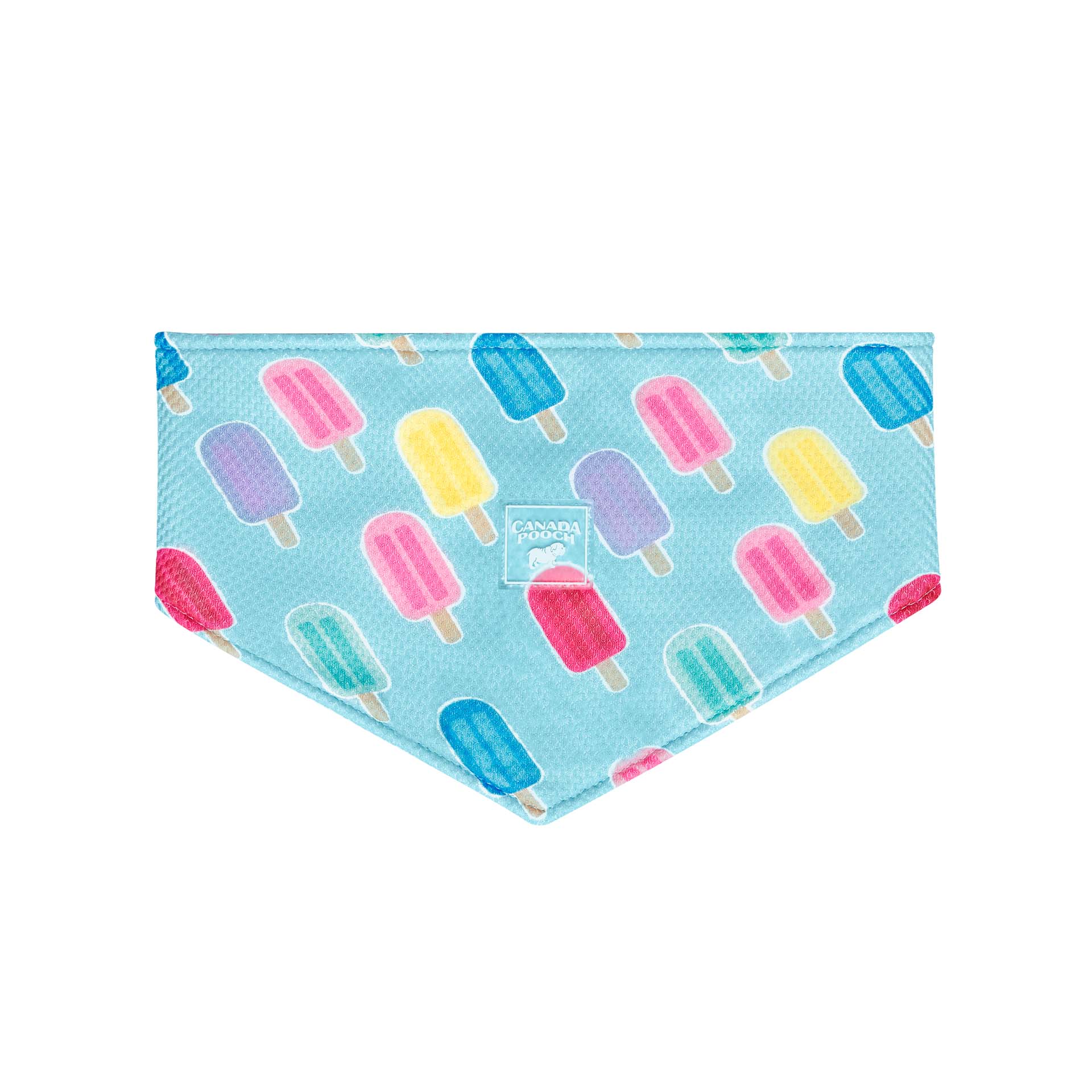 Chill Seeker Cooling Dog Bandana (Popsicles): L / Popsicles