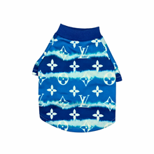Load image into Gallery viewer, Royal Blue and White Doggy Shirt - Doggy Glam Boutique
