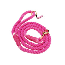 Load image into Gallery viewer, Hot Pink Dog Rope Leash - Barbie™ - Doggy Glam Boutique
