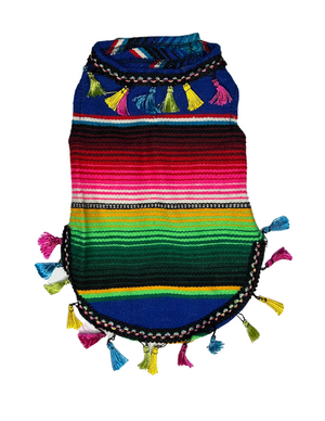 Multi-Color Dog Serape (Poncho) - Doggy Glam Boutique