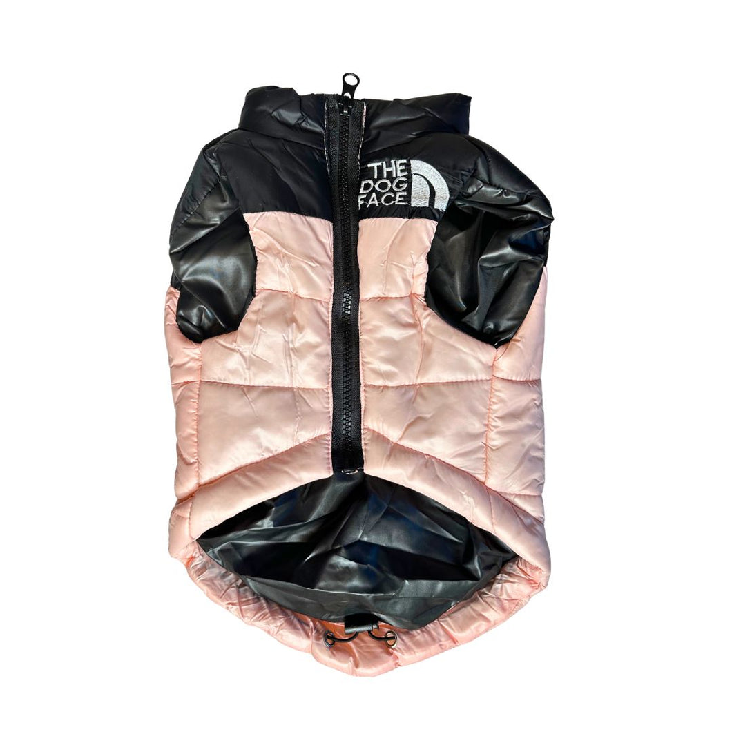 Pink and Black Puffer Vest