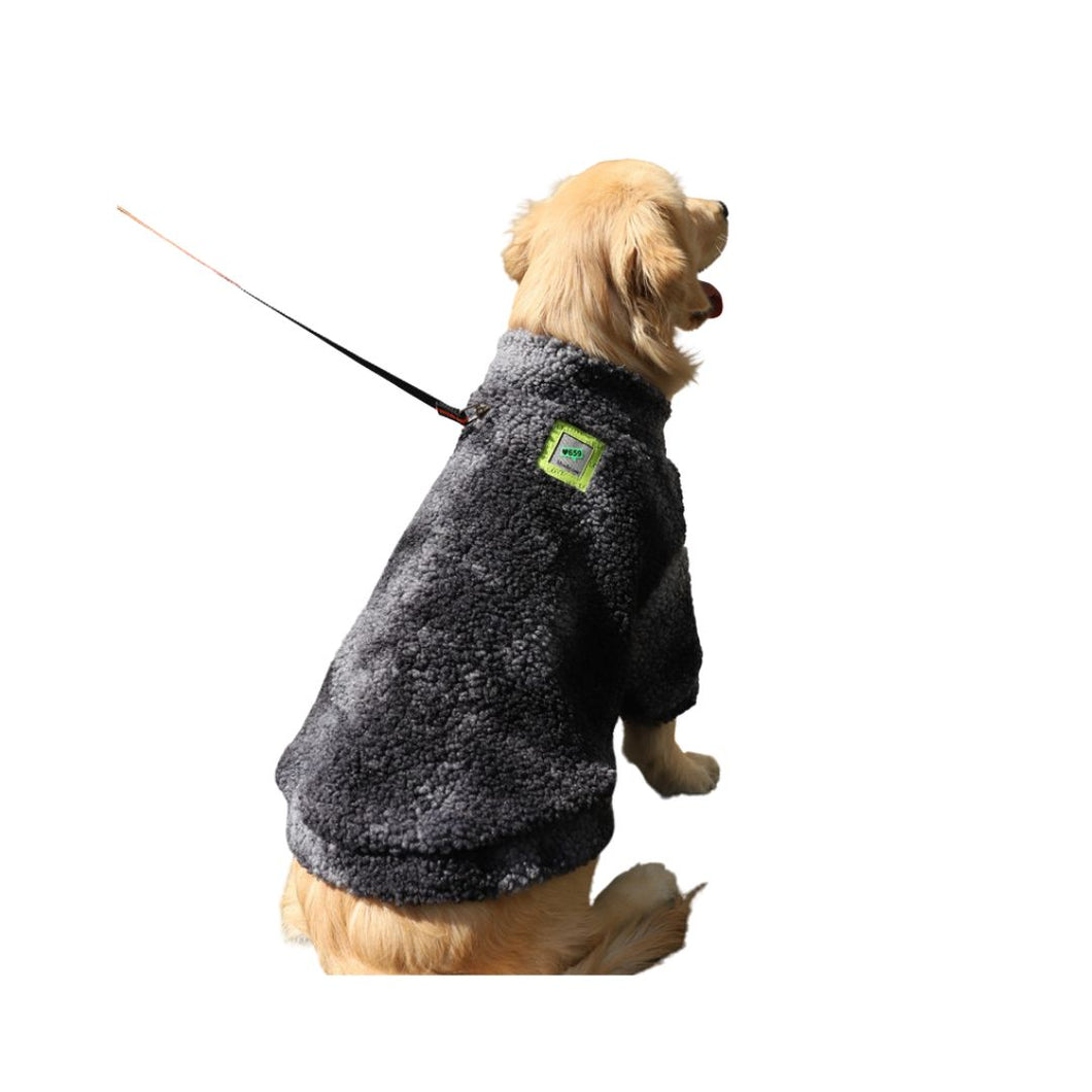 Black and Grey Dog Jacket | Grey Dog Jacket | Doggy Glam Boutique