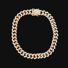 Load image into Gallery viewer, Rose Gold Diamond Dog Chain
