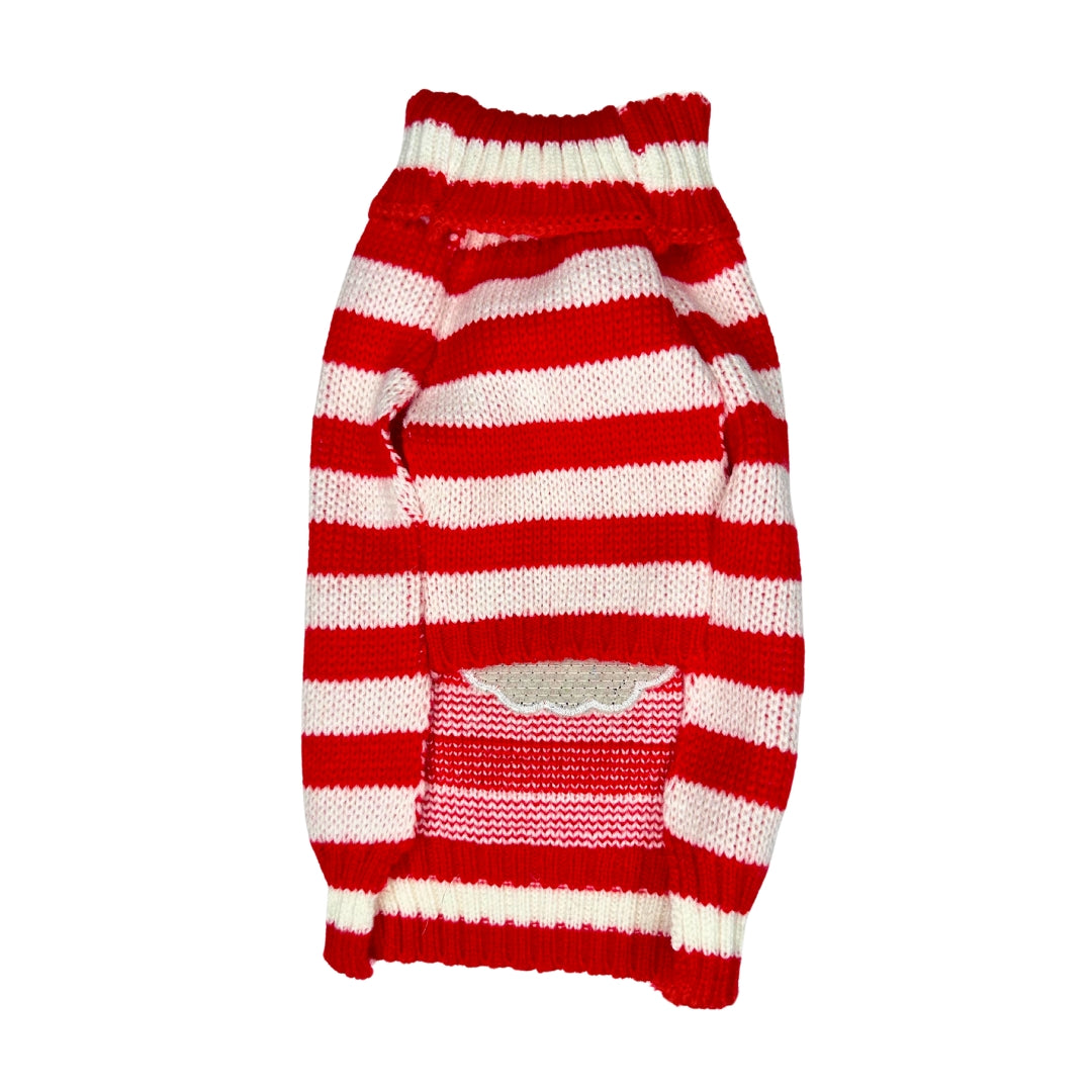 Striped Red & White Sweater