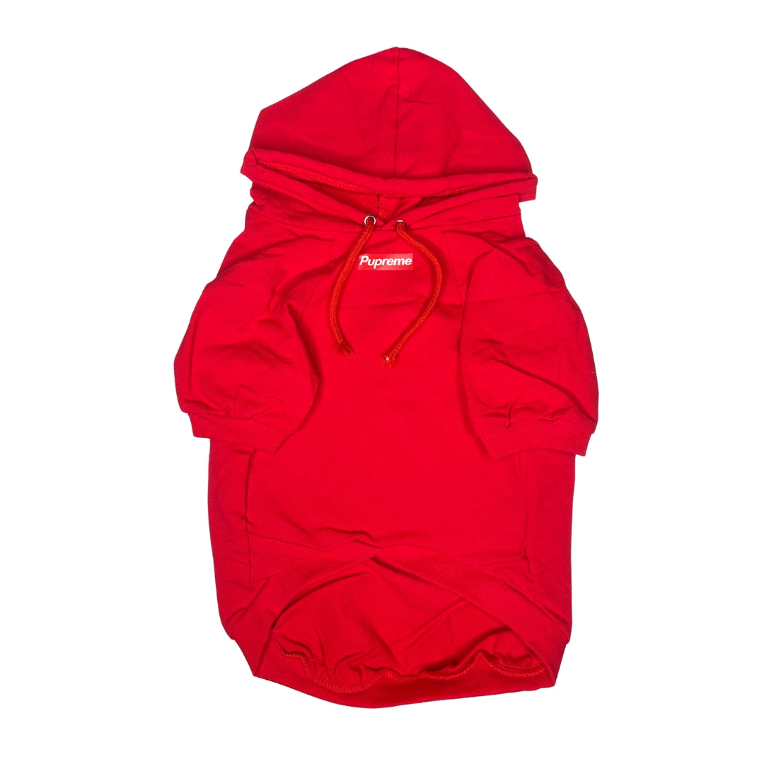 Red Hooded Sweater