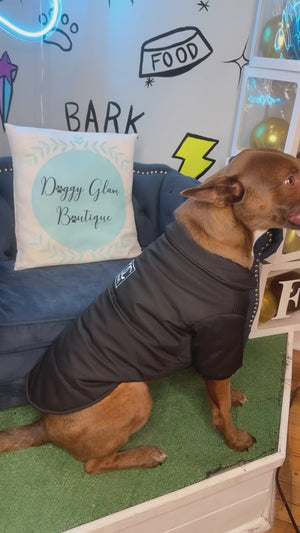 Classic Black Bomber Jacket | White Bomber Jacket |Doggy Glam Boutique