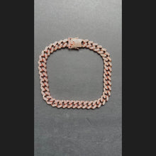 Load and play video in Gallery viewer, Rose Gold Diamond Dog Chain
