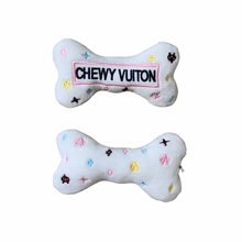 Load image into Gallery viewer, Chewy Vuiton- Multicolor Dog Bowl/Mat Set - Doggy Glam Boutique
