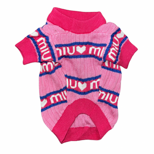 M Pink Dog Sweater - Doggy Glam Boutique