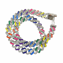 Load image into Gallery viewer, Rainbow Cuban Link Chain
