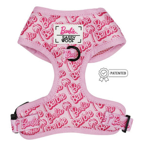 Malibu Barbie:Dog Adjustable Harness - XXLarge - Doggy Glam Boutique