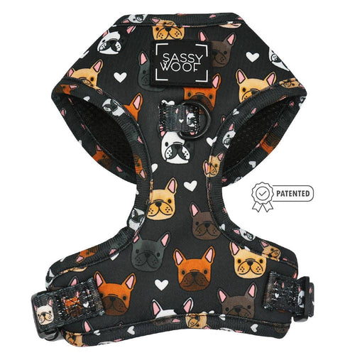 Fab Frenchies: Adjustable Harness -Large - Doggy Glam Boutique