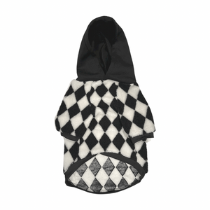 Checkered Dog Hoodie - Doggy Glam Boutique