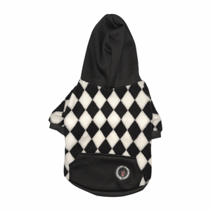 Checkered Dog Hoodie - Doggy Glam Boutique