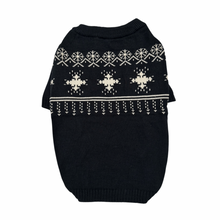 Load image into Gallery viewer, Wintery Black Sweater
