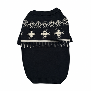 Wintery Black Sweater